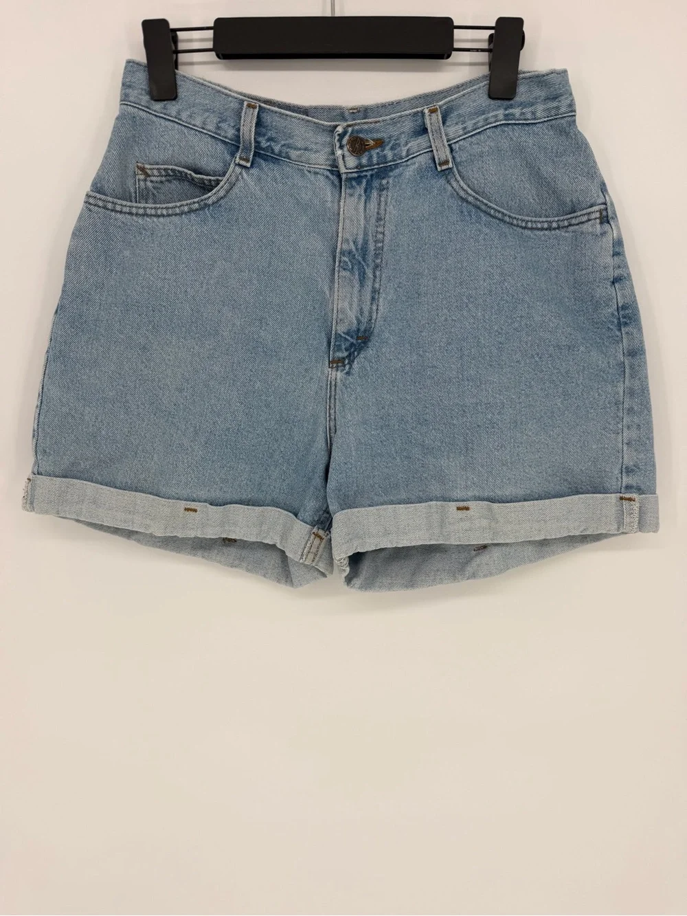 Vintage 90s Riders Denim Shorts Womens 14 High Rise Mom Jean Shorts